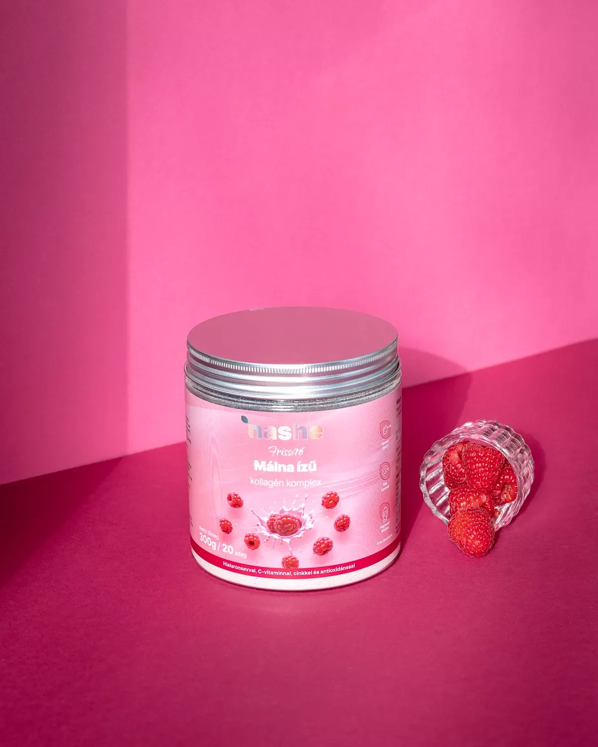 Málna ízű kollagén komplex - 300g