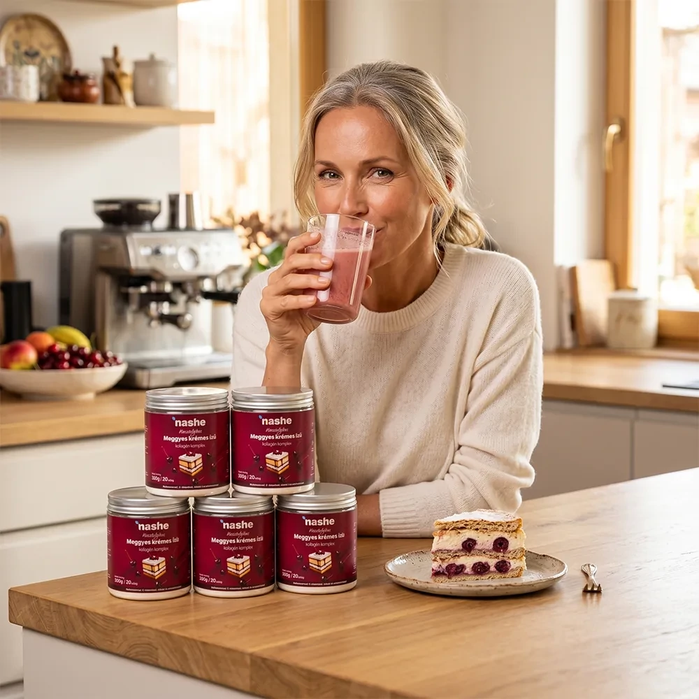 Nashe Meggyes krémes Megújulás – 100 napi kollagén adag