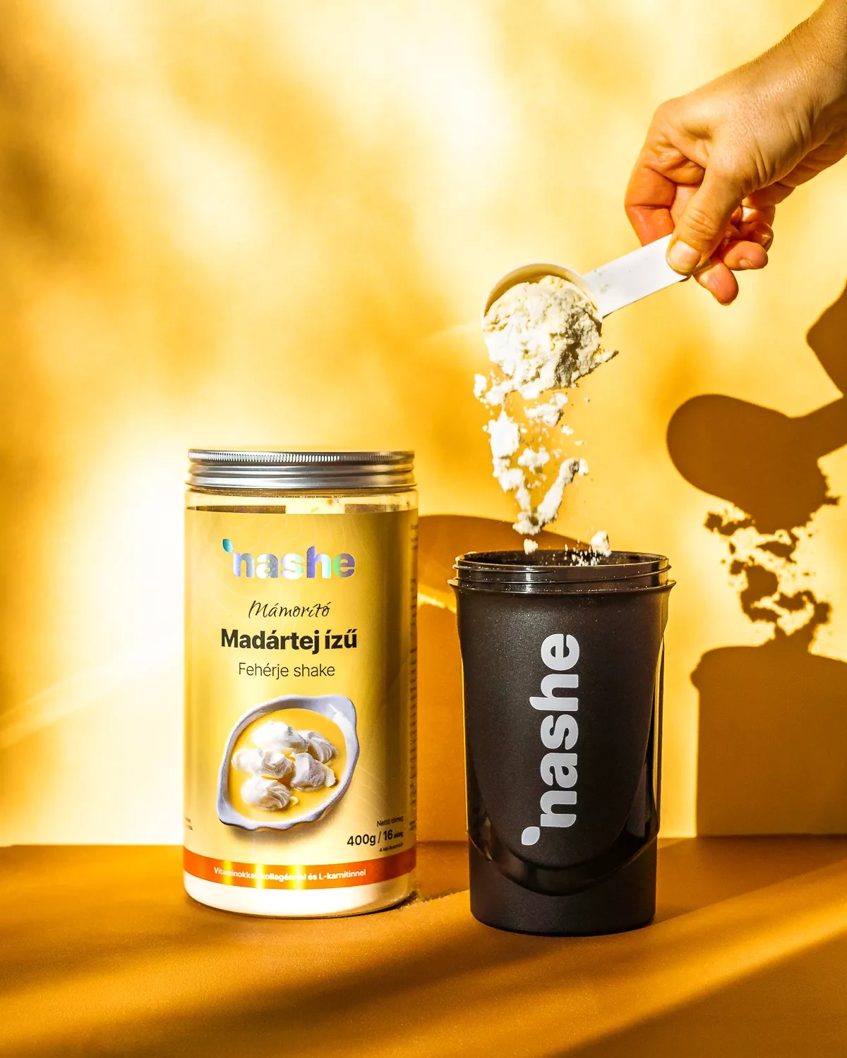 Madártej ízű fehérje shake - 400g